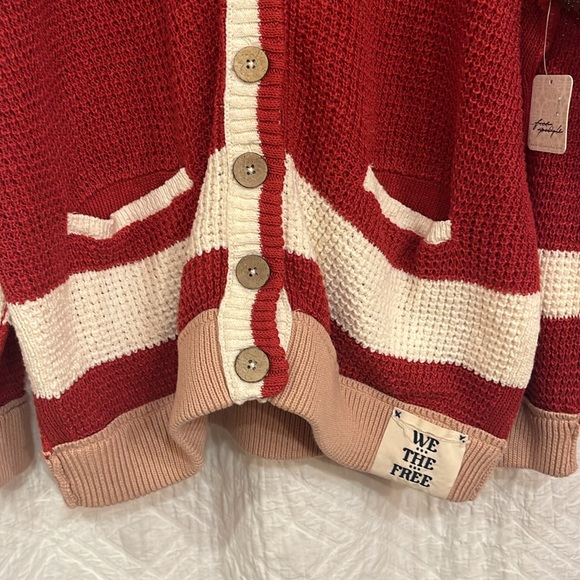 NWT Free People We The Free Chelsea Cardi - Picture 7 of 13